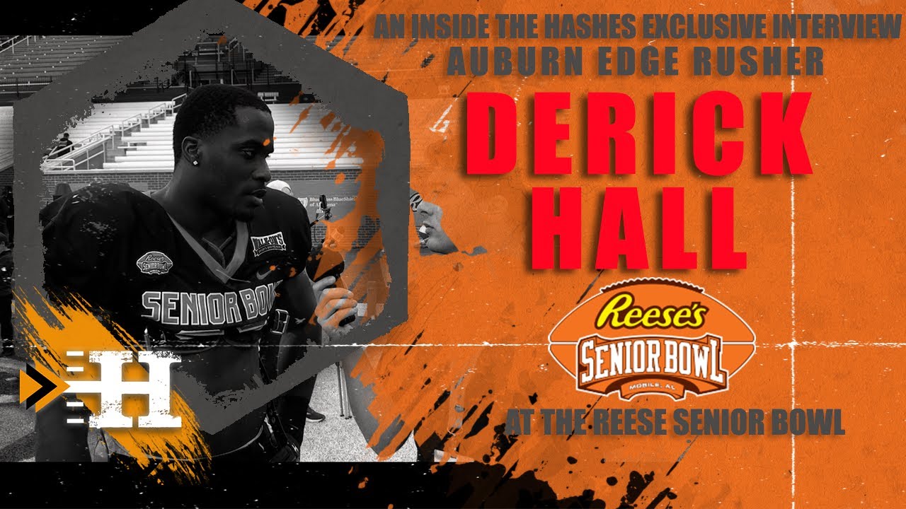 Exclusive: Auburn Edge Rusher Derick Hall after the Reese's Senior Bowl Practice on Their Journey