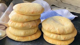 PAN DE PITA árabe con y sin horno. Tan fácil que no lo volverás a comprar