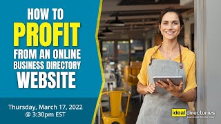 How to Profit from an Online Business Directory Website