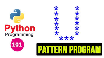 Python Pattern Programs - Printing Stars in U Shape