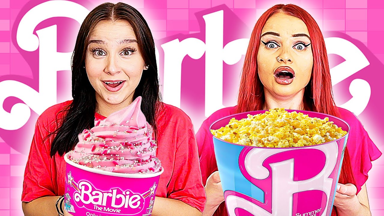 1 Tag lang nur BARBIE ESSEN 💁‍♀️💅(alles Pink) - Celina
