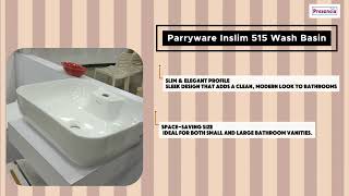 Top Roca & Parryware Wash Basin Collections | Modern Bathroom Designs 2026