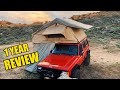Biggest Roof Top Tent On the Market | 1 Year Review | Tuff Stuff Overland Elite