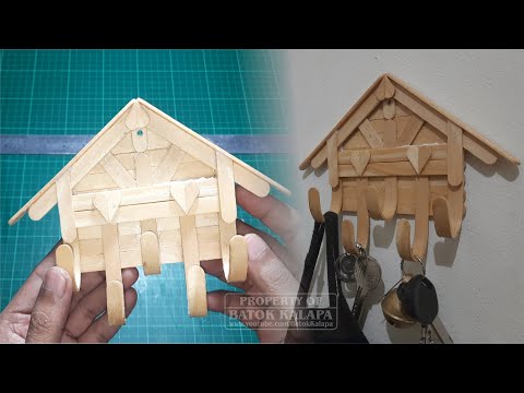 Make Place Hanging Or Capstok Simple From Popsicle Stick