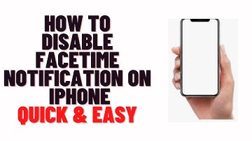 how to disable facetime notification on iphone,How to Turn Off FaceTime Notifications on an iPhone