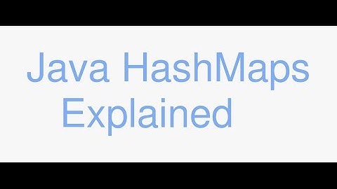 Java maps part 2: How HashMaps actually work