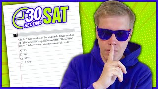 SAT | Test 8 Digital | Module 1 | Problem 18 - IN 30 SECONDS OR LESS