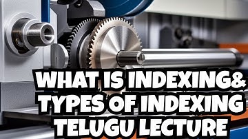 What is Indexing | Types of Indexing | Simple Indexing | Plain Indexing | Milling Operations |Basics