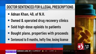 NH doctor sentenced to prison for distributing buprenorphine
