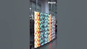 Meiyad Flexible LED Display Screen #leddisplay #ledscreen #ledwall #led #ledpanel #ledsign