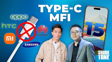 iPhone 15 KHÔNG THỂ DÙNG CHUNG Type-C với hãng khác? Người dùng BẮT BUỘC phải mua cáp MFi?