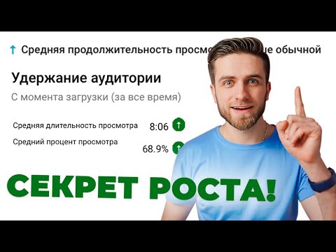 Как увеличить удержание и время просмотра на Youtube? / Продвижение Видео