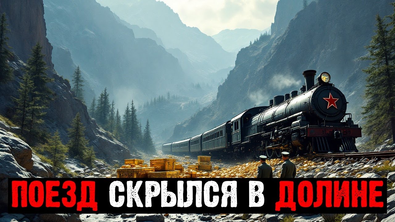 Почему ВОЕННЫЙ ПОЕЗД НКВД С СОКРОВИЩАМИ ПРОПАЛ В ГОРНОЙ ДОЛИНЕ?