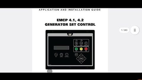 EMCP 4.1/4.2 Parameters Configuration In ET Software Electronic Tools software