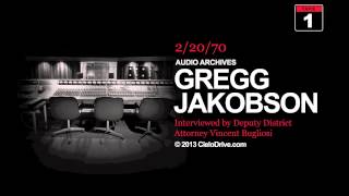 Audio Archives: Gregg Jakobson interviewed by Vincent Bugliosi, February 20, 1970 -- Tape One