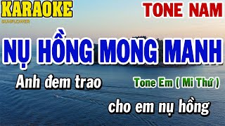 Karaoke Nụ Hồng Mong Manh Tone Nam | 84