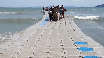 How Floating Bridge Works? #short #civilengineering