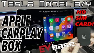 Tesla Model 3/Y - EVbase Wireless Apple CarPlay Box