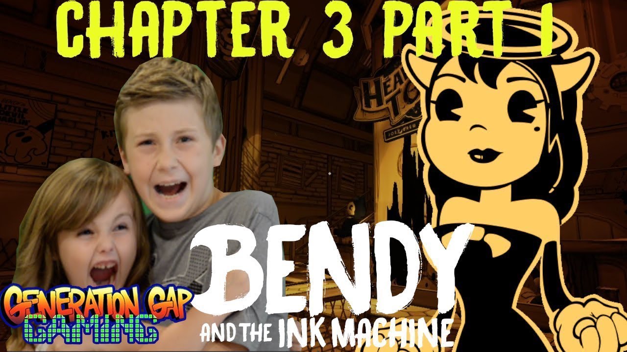 SCARIEST GAME EVER ? Chapter 3 Bendy and the Ink Machine (Part 1) - Generation Gap Gaming