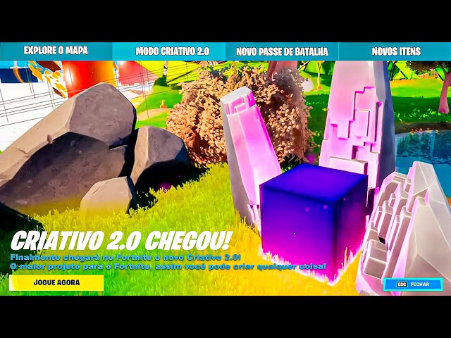 FUTURO DO FORTNITE NO MODO CRIATIVO 2.0! 