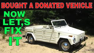 Junk or Jewel? The 1974 VW Thing Charity Car Purchase.