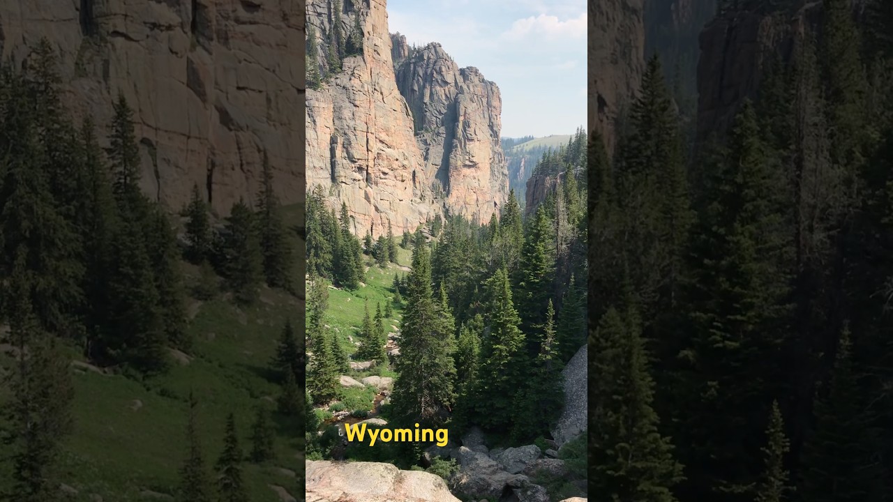 Hiking in Wyoming. 