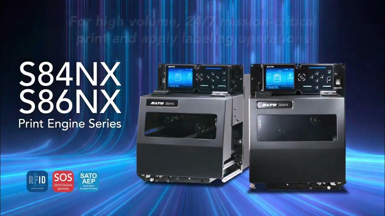 S84NX S86NX smart print engines for labeling automation YouTube