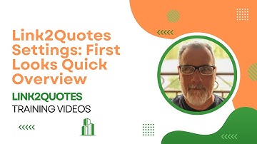 Link2Quotes for Act CRM Settings: First Look Quick Overview