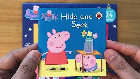 01. Hide and Seek: Peppa Pig Christmas Advent Calendar 24 Books: Read Aloud Book for Children