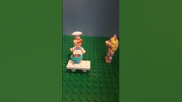 Swedish Chef makes pork stew- Lego Muppets stop motion animation short