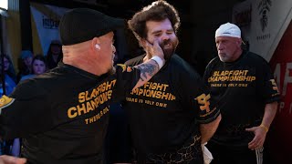 shamokin Thunder Clap Vs monkey Wrench  Slapfight 23 Quarterfinal