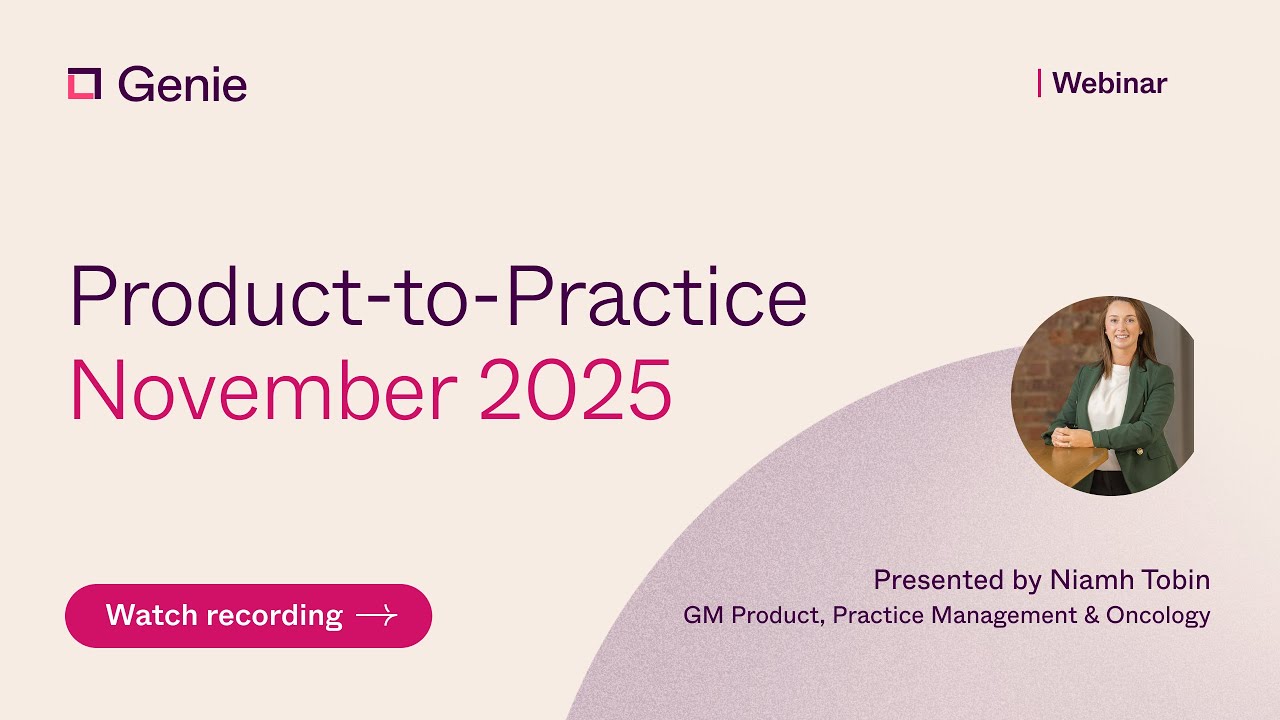 Genie Product-to-Practice - November 2025