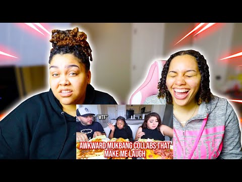 AWKWARD Mukbang Collabs That Make Me Laugh Reaction