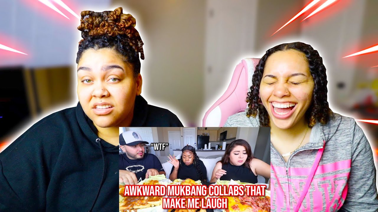 Реакция на неловкие мукбанг-коллабы, которые заставляют меня смеяться