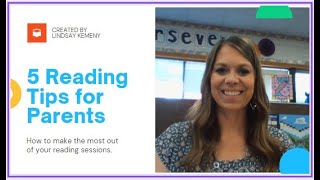 5 Reading Tips for Parents and Caregivers