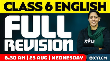 Class 6 English | Full Revision | Onam Exam 2023 | Xylem Class 6