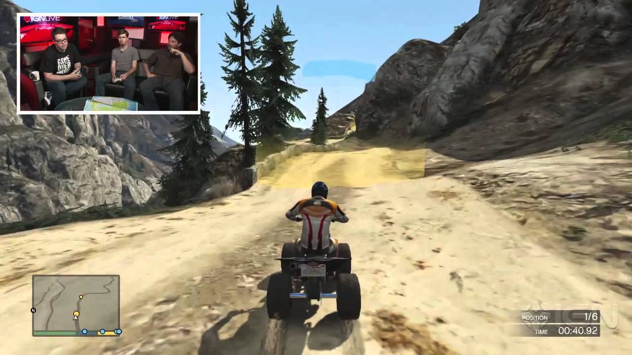 GTA 5 ATV Race IGN Live YouTube