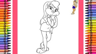 The Coloring Couple Presents: Coloring Lola Bunny | Space Jam | How to Color