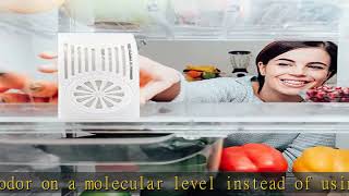 NonScents Refrigerator Deodorizer (2-Pack) - Outperforms Baking Soda - Fridge and Freezer Odor Elim