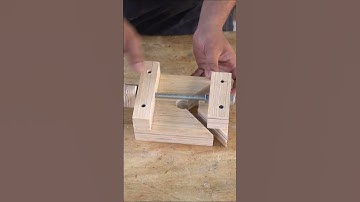 Amazing DIY Tips and Tricks for Woodworking clamp #shorts #woodworking #trending #tips