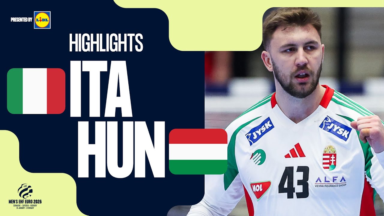Italy vs Hungary | Highlights | Men's EHF EURO 2026