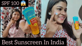 Sports Performance Best Sunscreen In India/ Lotus Herbals Safe Sun / With SPF 100 PA +++ / Mehak Agarwal