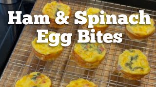 Ham Spinach & Cheese Egg Bites