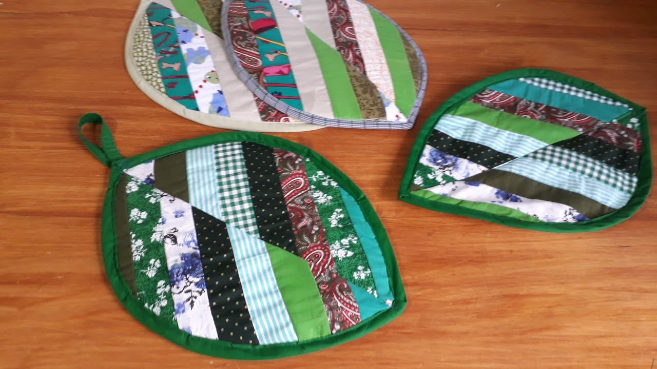 Aparador de panelas, aproveitamento retalhos,passo a passo