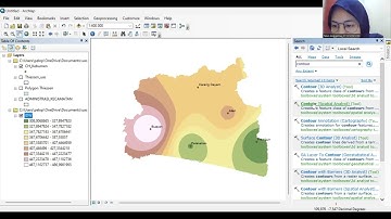METODE INTERPOLASI SPASIAL MENGGUNAKAN THIESSEN, IDW, KRIGING DAN SPLINE DENGAN MENGGUNAKAN ARCGIS.