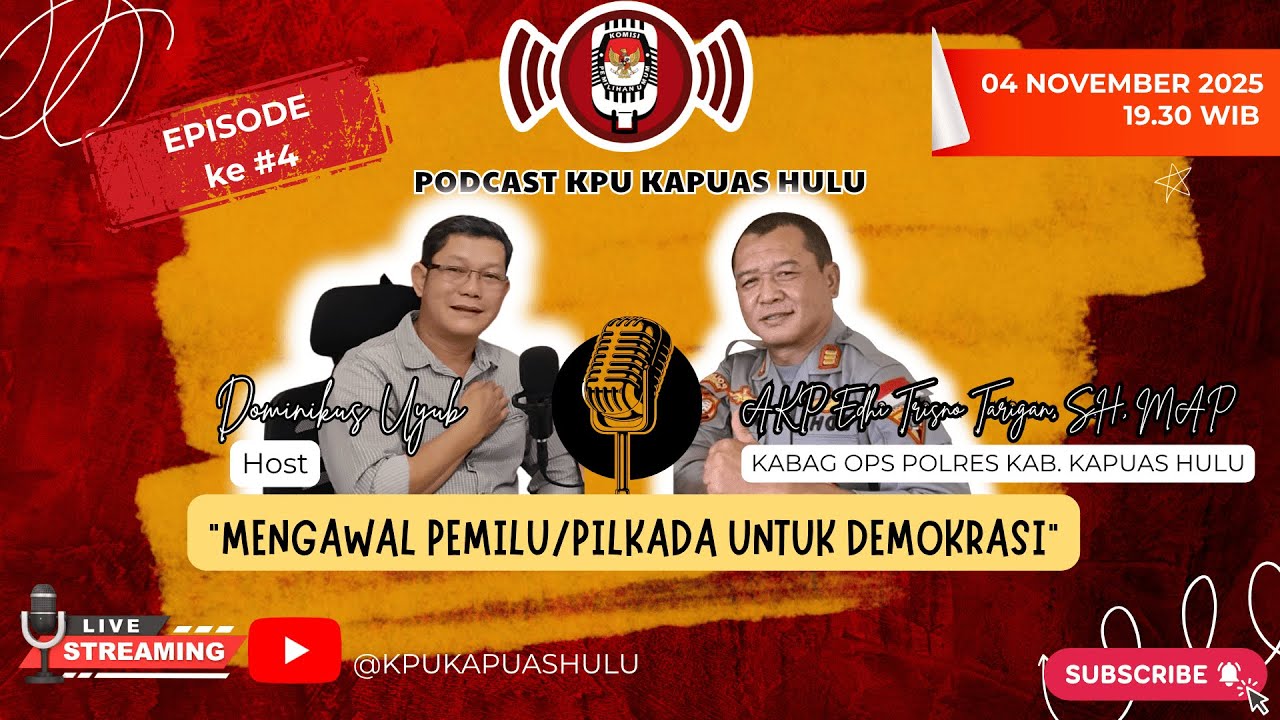 “Mengawal Pemilu & Pilkada untuk Demokrasi yang Bermartabat | Suara Hulu Episode #4
