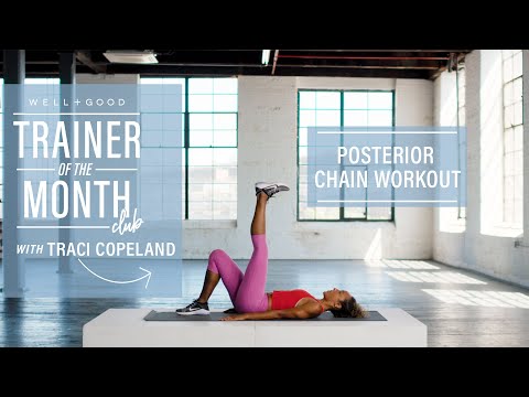 Glute Workout (Perfect For Runners!)  | Trainer of the Month Club | Well+Good