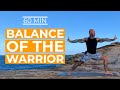 Yoga 60 min Intermediate level flow practice - Opening the hamstrings and working with balance