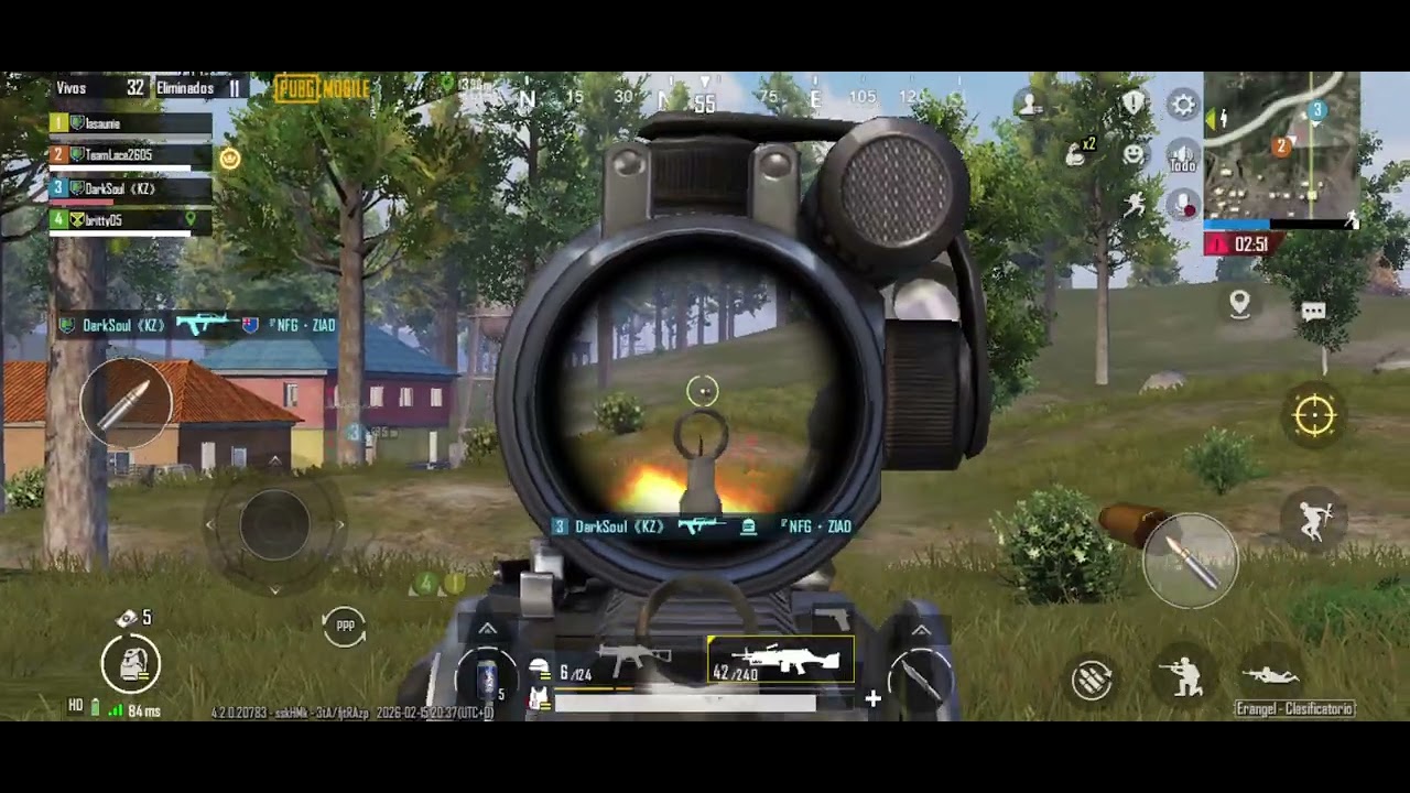 Partida Pubg Mobile #pubgmobile #teamlace2605 #playing #game 