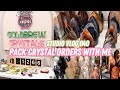 Pack crystal orders with me studio vlog 040